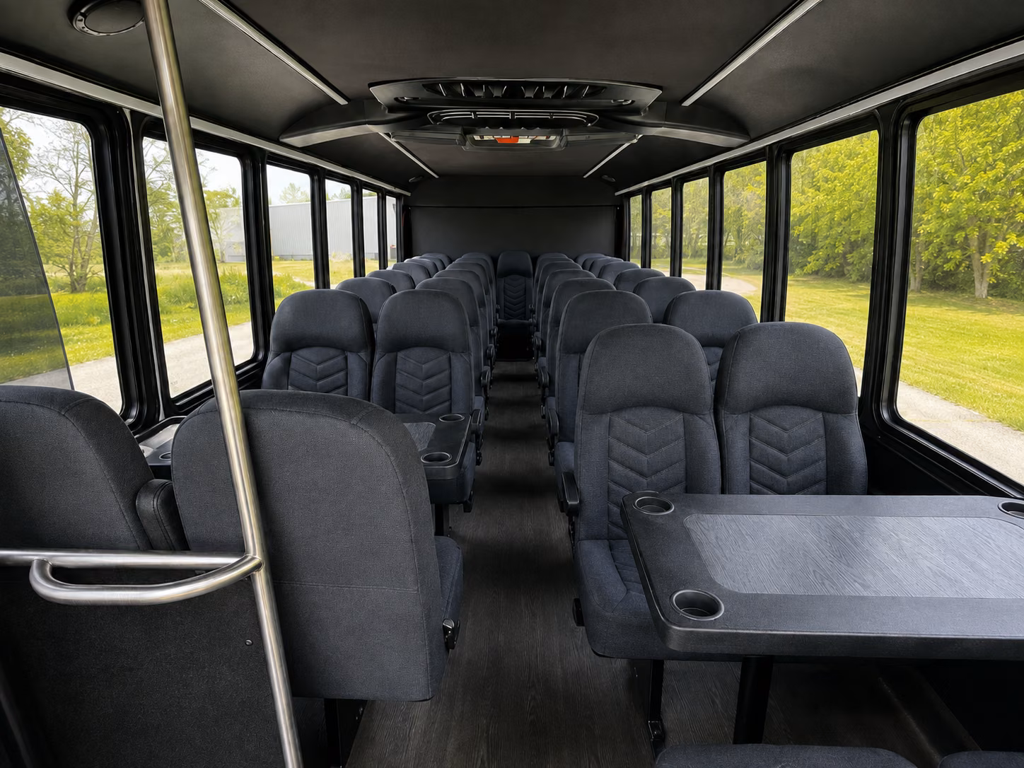 sandy airport transportation onboard seating