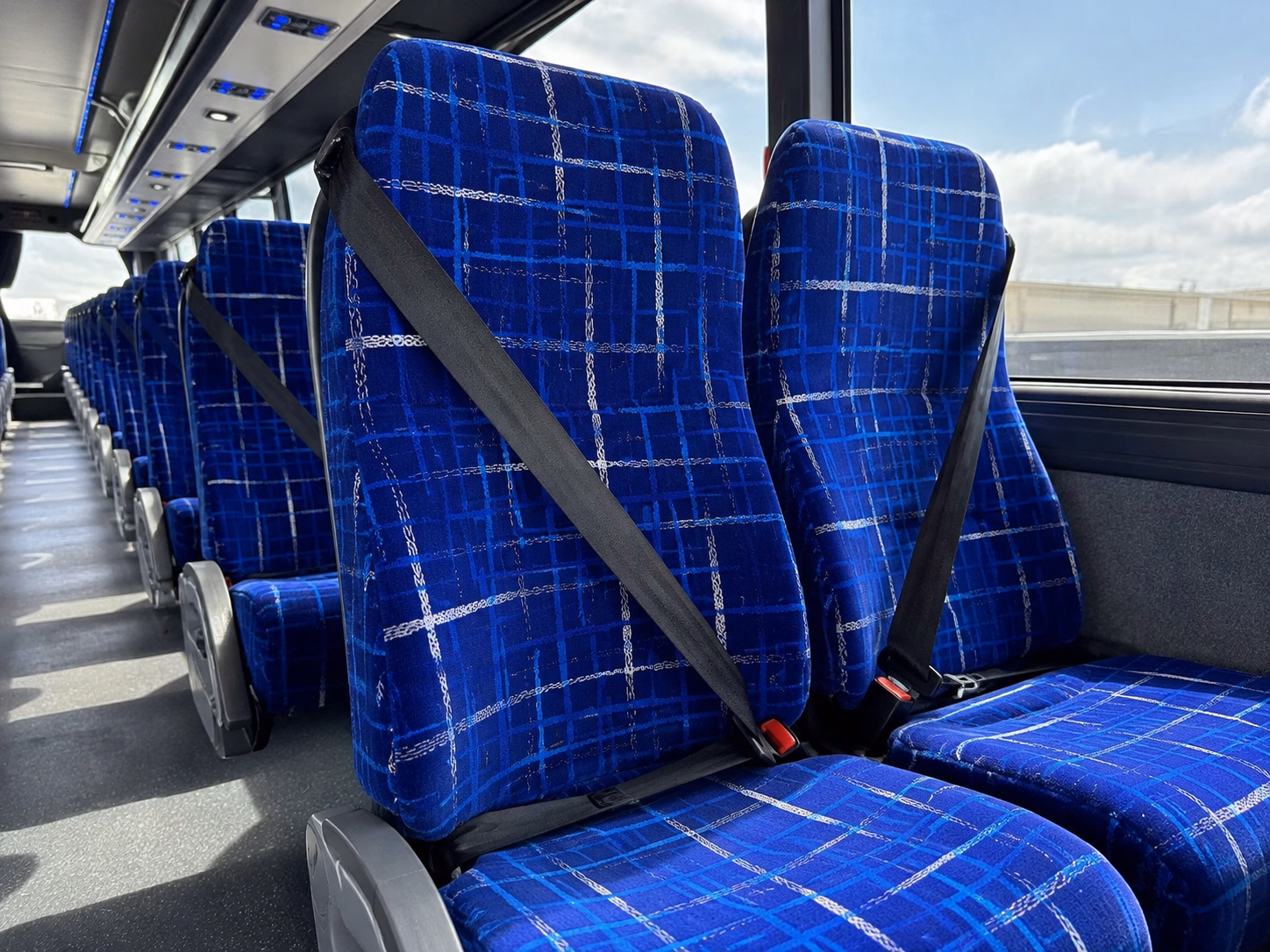 sandy corporate event transportation onboard seating